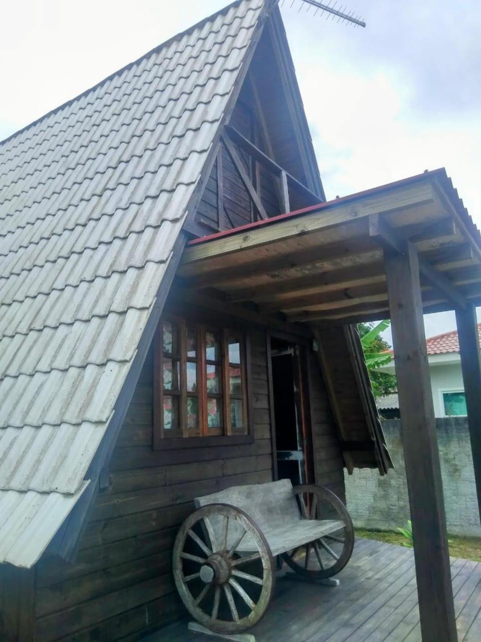 Cabana Aroeira 8 Min Da Guarda Do Embau Palhoça Exterior foto